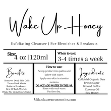 Load image into Gallery viewer, Wake Up Honey | Exfoliating Cleanser

